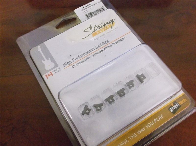 NEW - Graph Tech String Saver PS-8440-00 Tunematic Saddles For Badass
