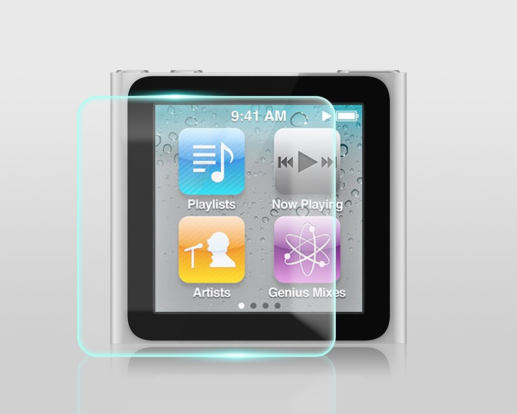 Crystal Clear Screen Protector for Apple iPod nano 6th Generation MP3