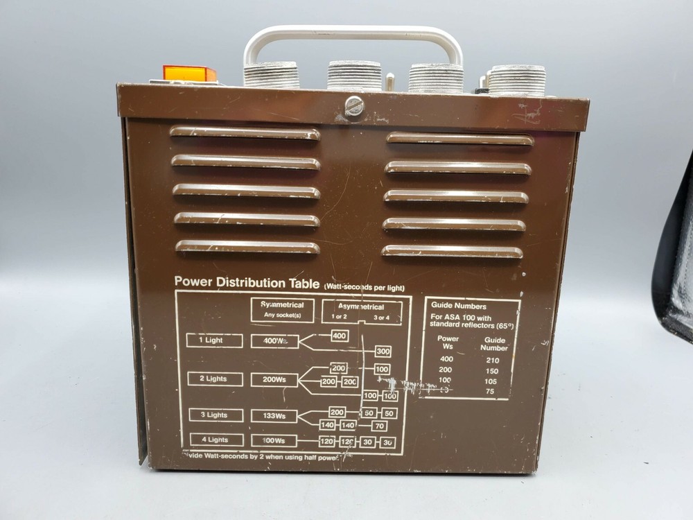 Speedotron Model D402 Power Pack Brown Line 400Ws - Untested AS-IS