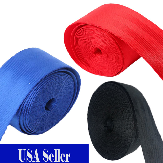 1.5" 3.8cm Seat-belt Blue Red Green Black Polyester Webbing Strap Repair