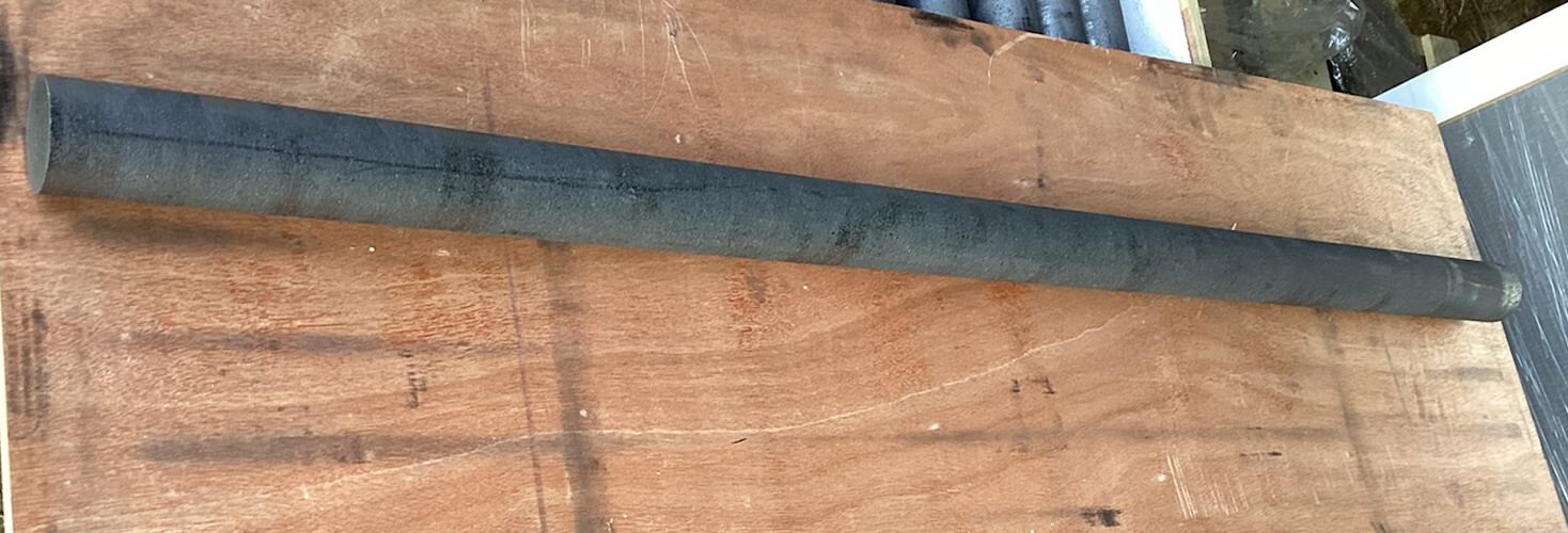 Graphite Rod Stock 2” Diameter 48” Length