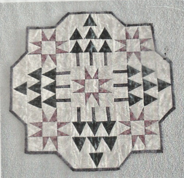 Up North Trees & Stars - Table Topper - QUILT PATTERN - Skill Level Intermediate