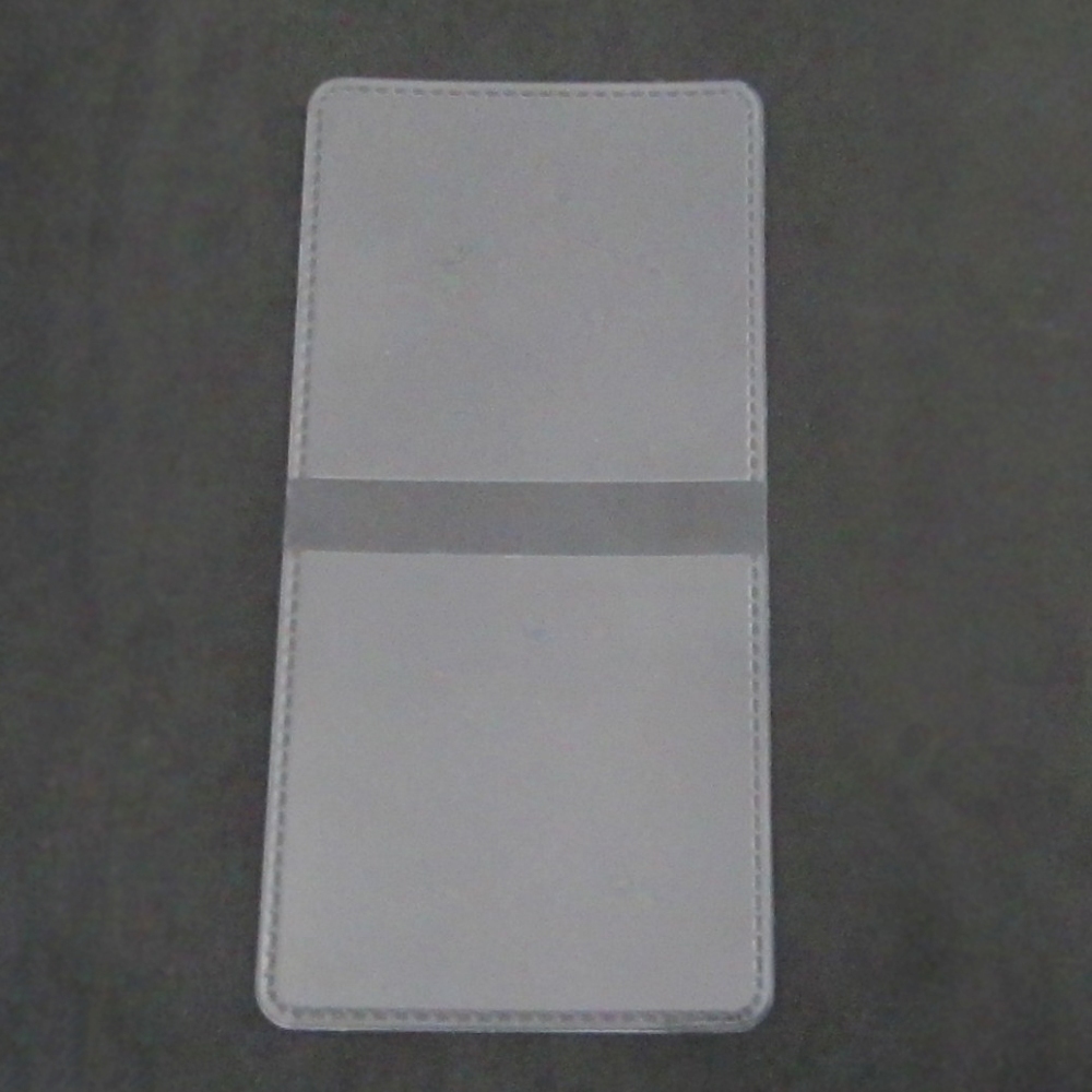 100 2x2 Double Pocket Vinyl Coin Holder Clear Plastic Flip Safe PVC Free