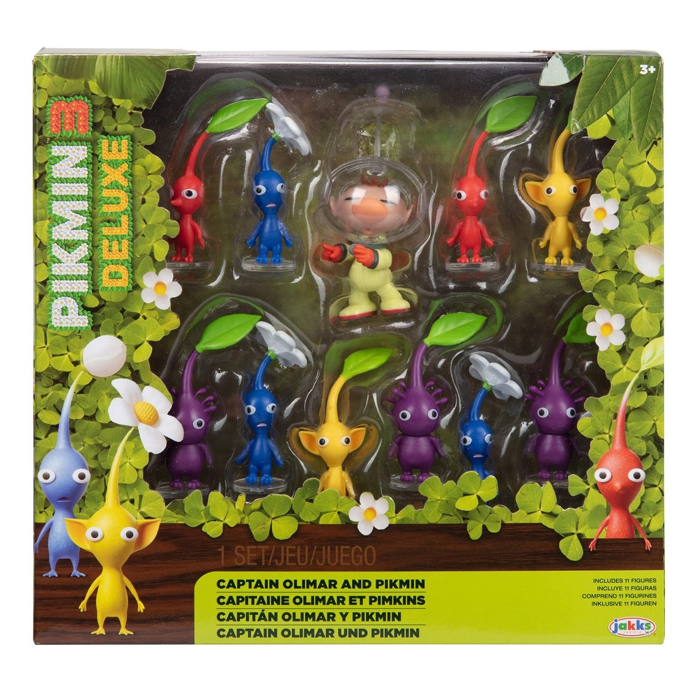 Nintendo Captain Olimar & Pikmin Set – Includes 11 Figures