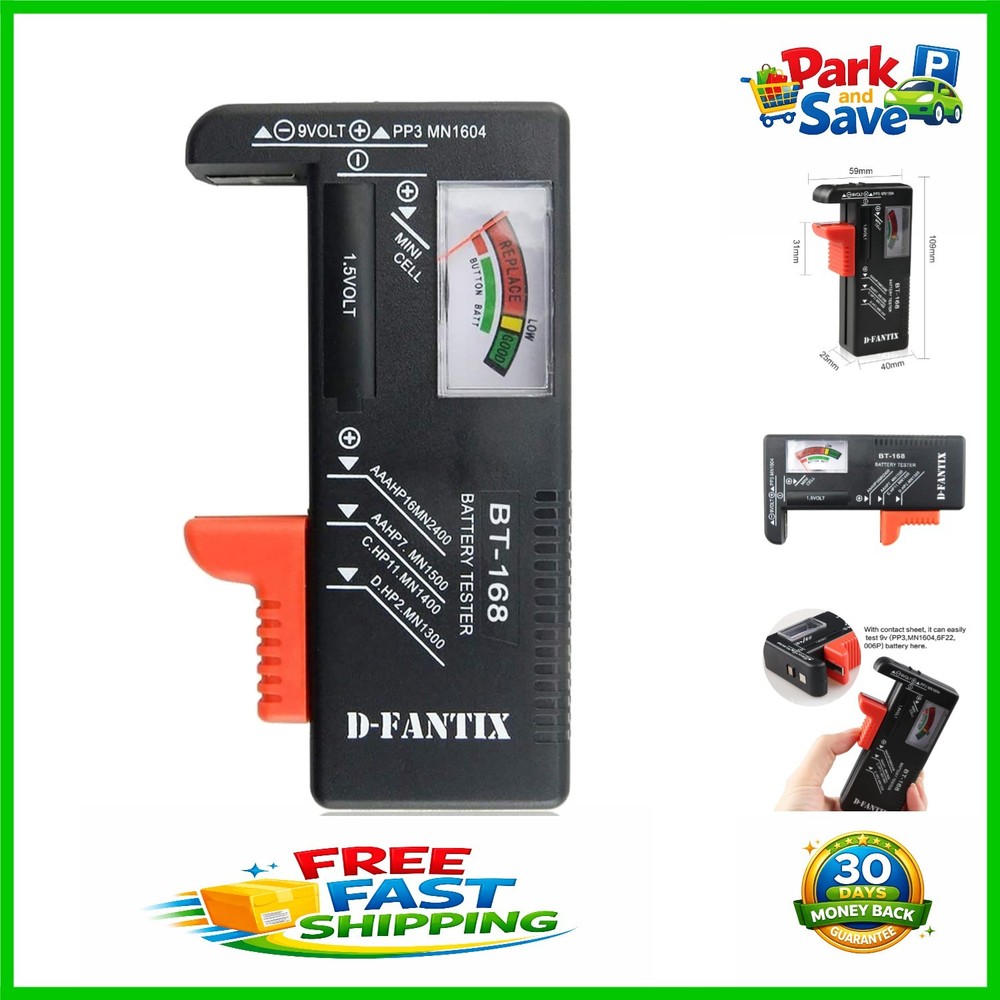 Battery Checker Model BT-168 - Quick Status Indicator for All Battery Types