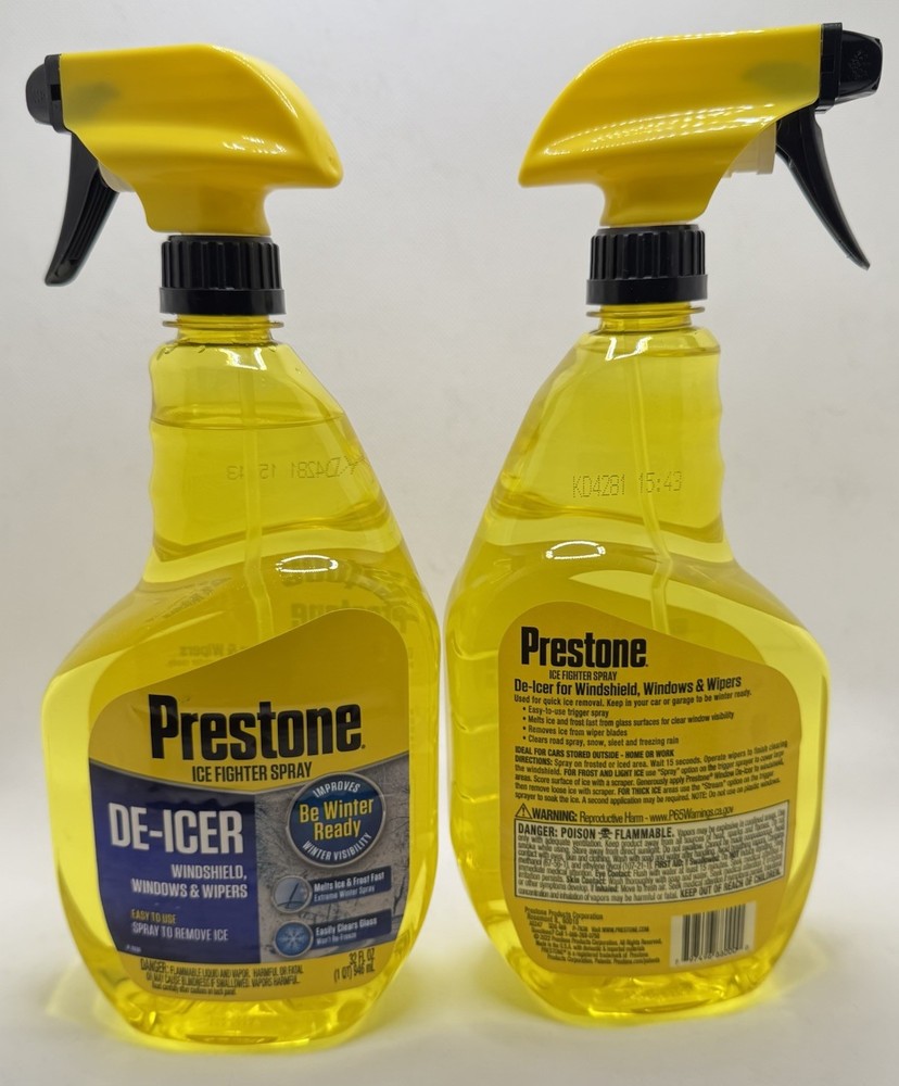 Prestone Trigger Spray Windshield De-Icer 32oz, 2 Pack