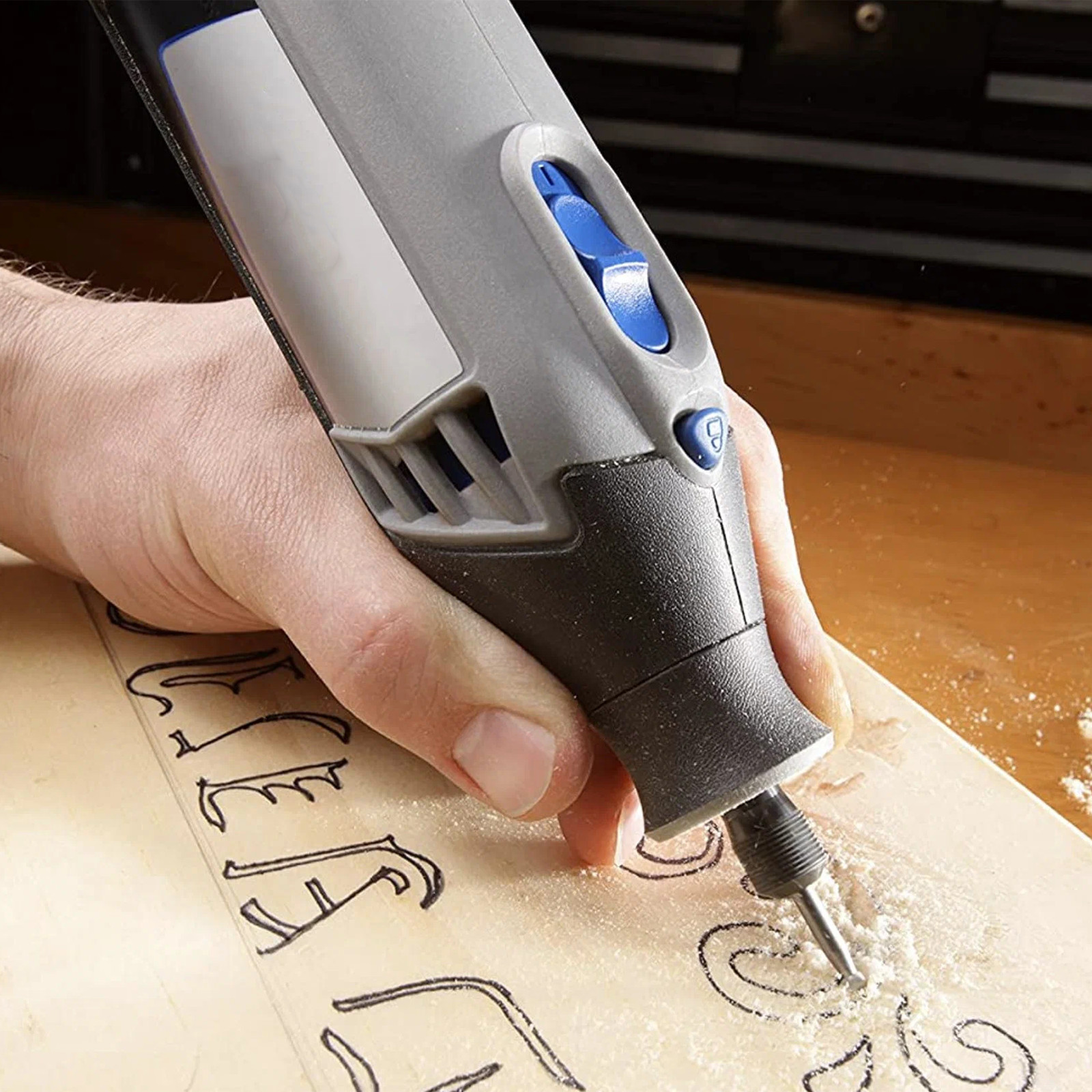 10Pcs Diamond Burr Bits Drill Set Rotary Multi Tool Accessories Kit For Dremel