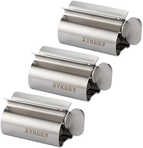 Toothpaste Tube Squeezer - Set of 3 Toothpaste Squeezer Rollers Metal