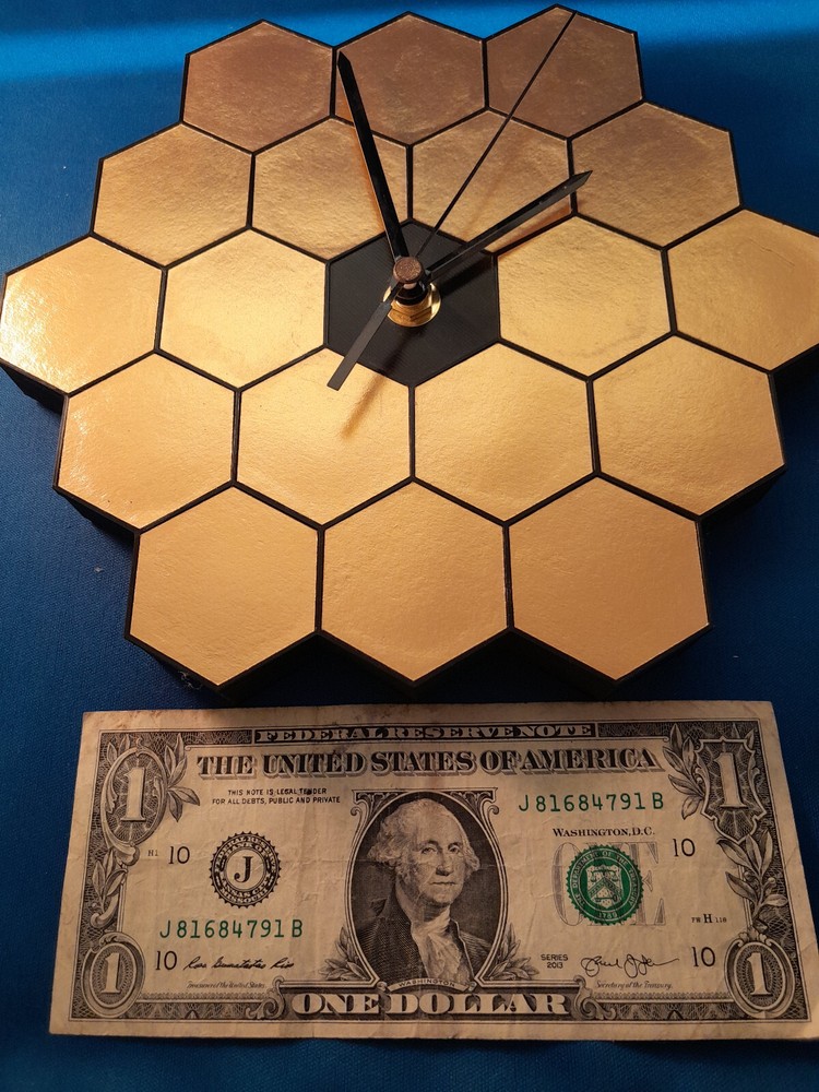 James Webb Space Telescope Wall Clock