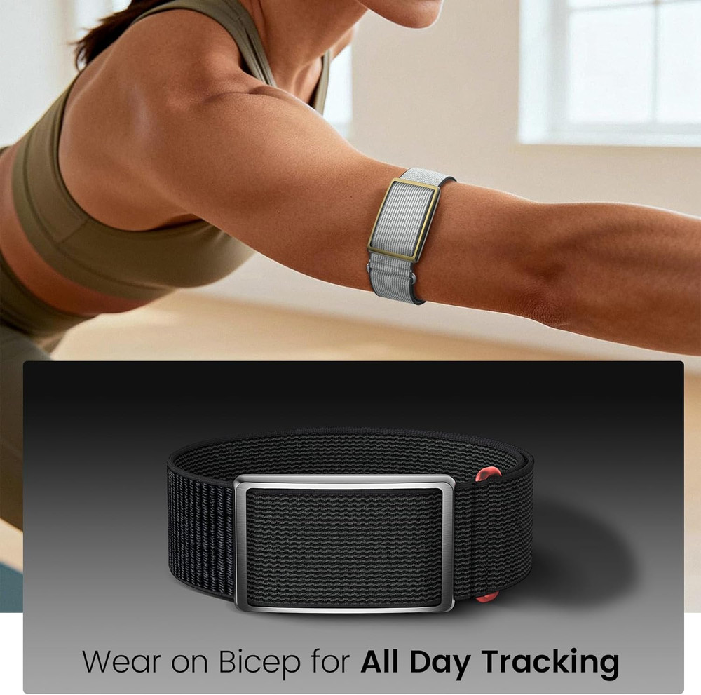 Nylon Armband Compatible with Polar Loop/Visible Tracker Bicep Bands, Adjustable