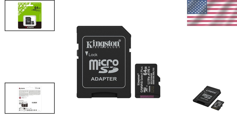 High-Speed 64GB Canvas Select Plus microSD Card | A1 Performance for App Storage