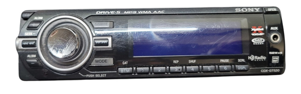 SONY CDX-GT520  FACEPLATE ONLY