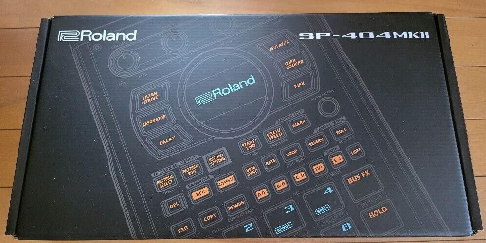 Roland SP-404MKII LINEAR WAVE SAMPLER Beat making machine Multicolor pad