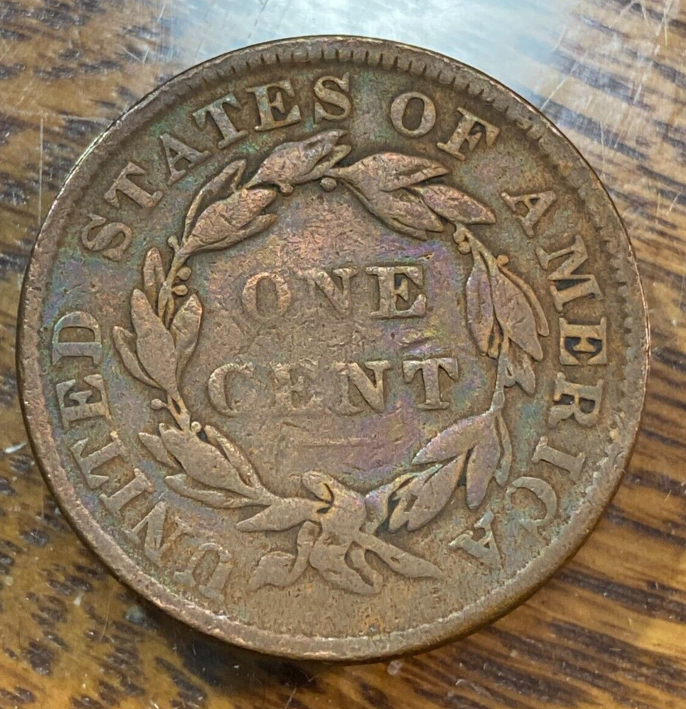 1835 Small Eight & Stars Large Cent Nice Original VG CHRC
