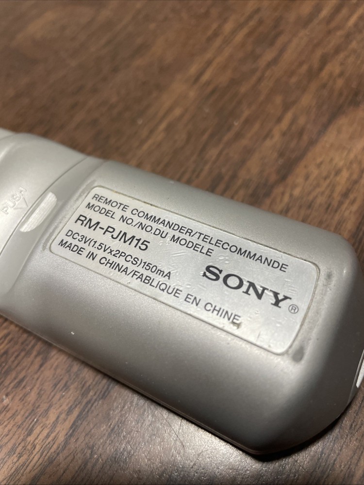 Sony Projector Remote Control RM-PJM15 Integrated Laser Pointer Tested Working