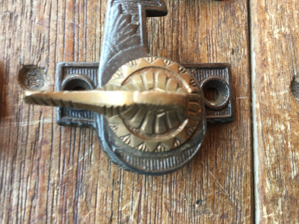 2 ANTIQUE WINDOW LATCHES