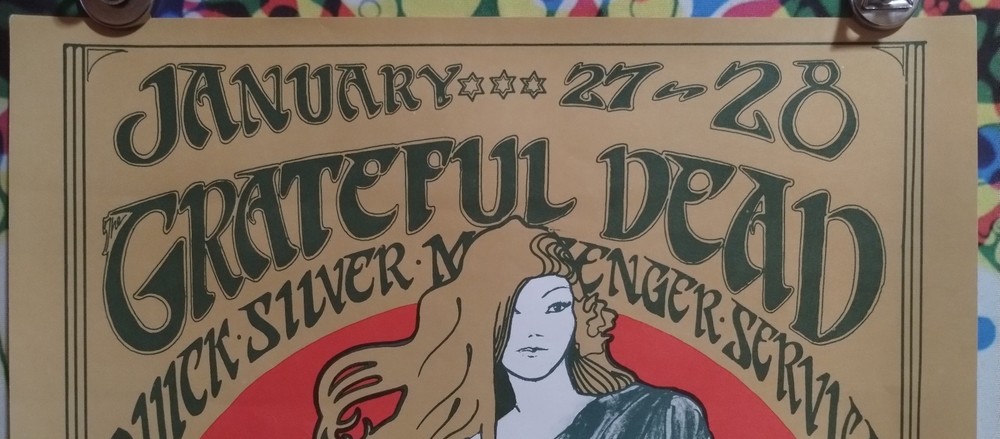 GratefuL Dead QuickSiLVer FD45-2 AVaLon BaLLrOOm PoSter