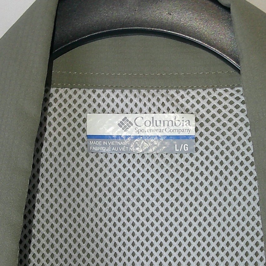 Columbia PFG Men's Long Sleeve Fishing Shirt Omni Shade Olive Green Large