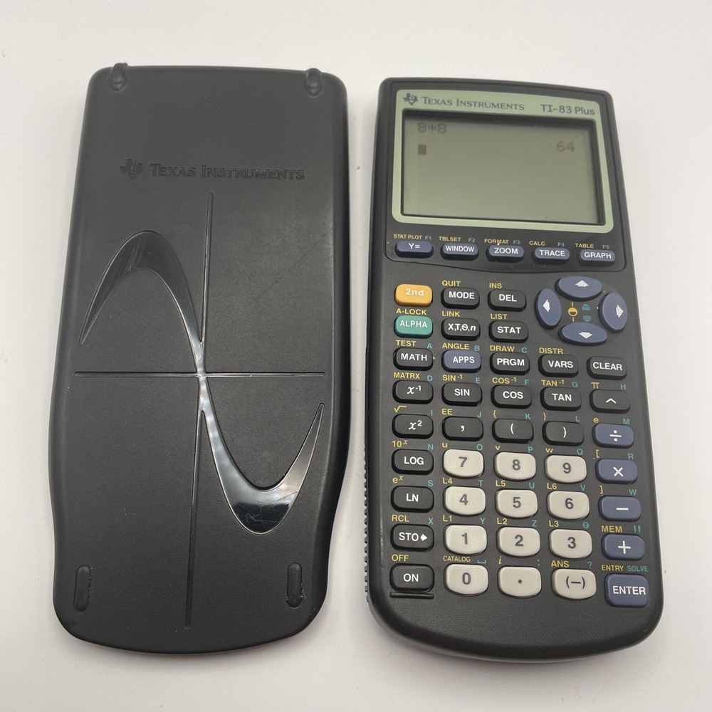 Texas Instruments TI-83 Plus Edition Graphing Calculator Black Used