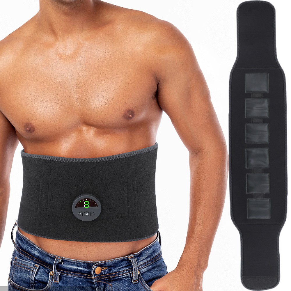 Abdominal EMS Muscle Stimulator Belt Electric Fitness Toning Belly Waist Trainer