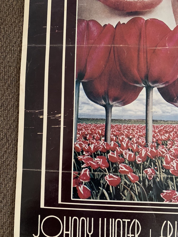 Vintage Fillmore West Rock Posters Johnny Winters