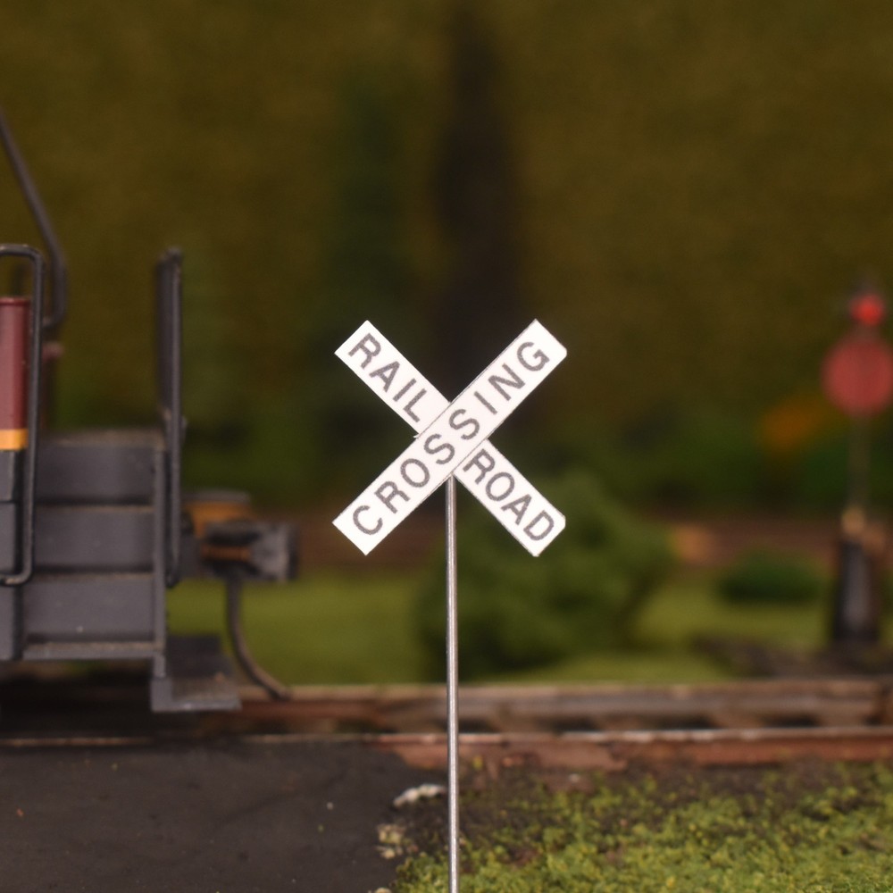 N Scale - Modern Crossbucks - 2 Pack
