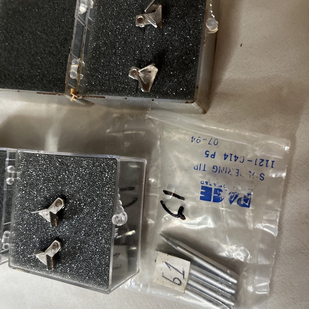 Pace Soldering Tips Bundle. Everything in pictures