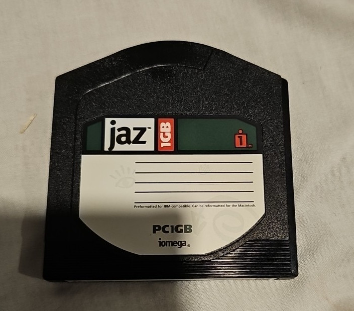 Iomega Jaz 1GB Disk PC Formatted for IBM