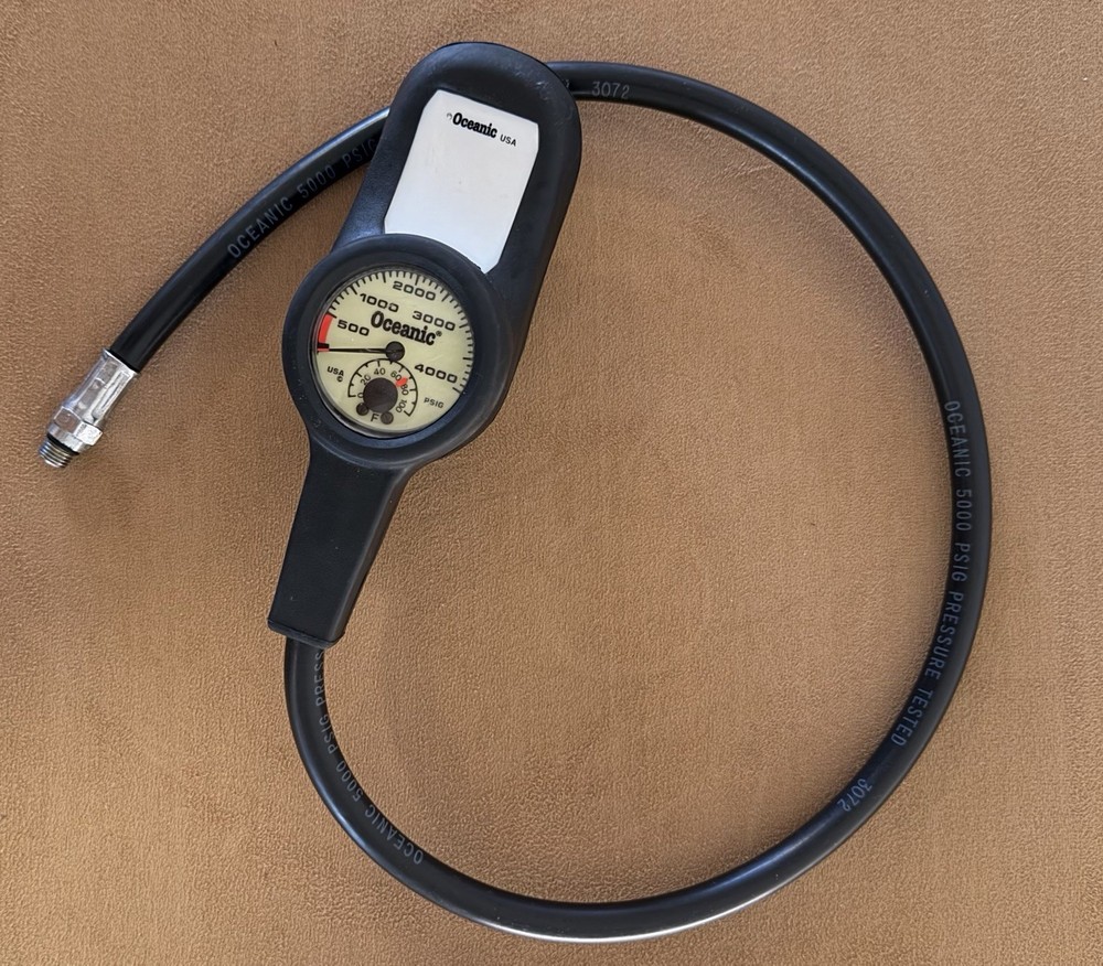 Oceanic Scuba Diving Console With SPG-DEEP Gauge