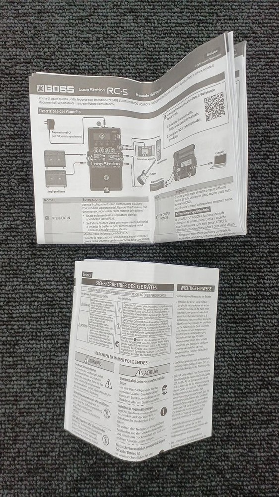 BOSS RC-5 Loop Station Compact Pedal Looper Effector