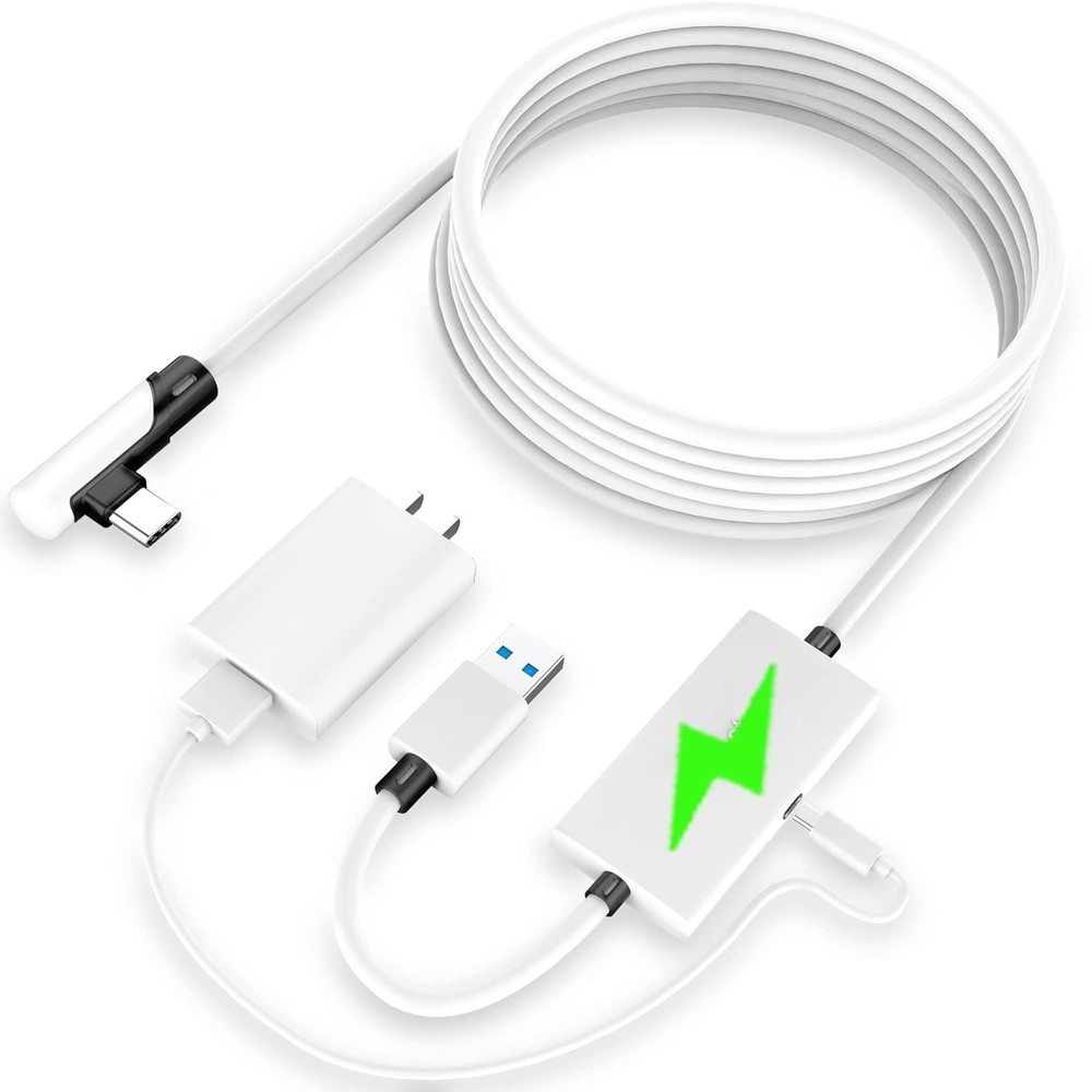 Durable 16FT Link Cable for Oculus Quest 2/3 with High-Speed Data Transfer