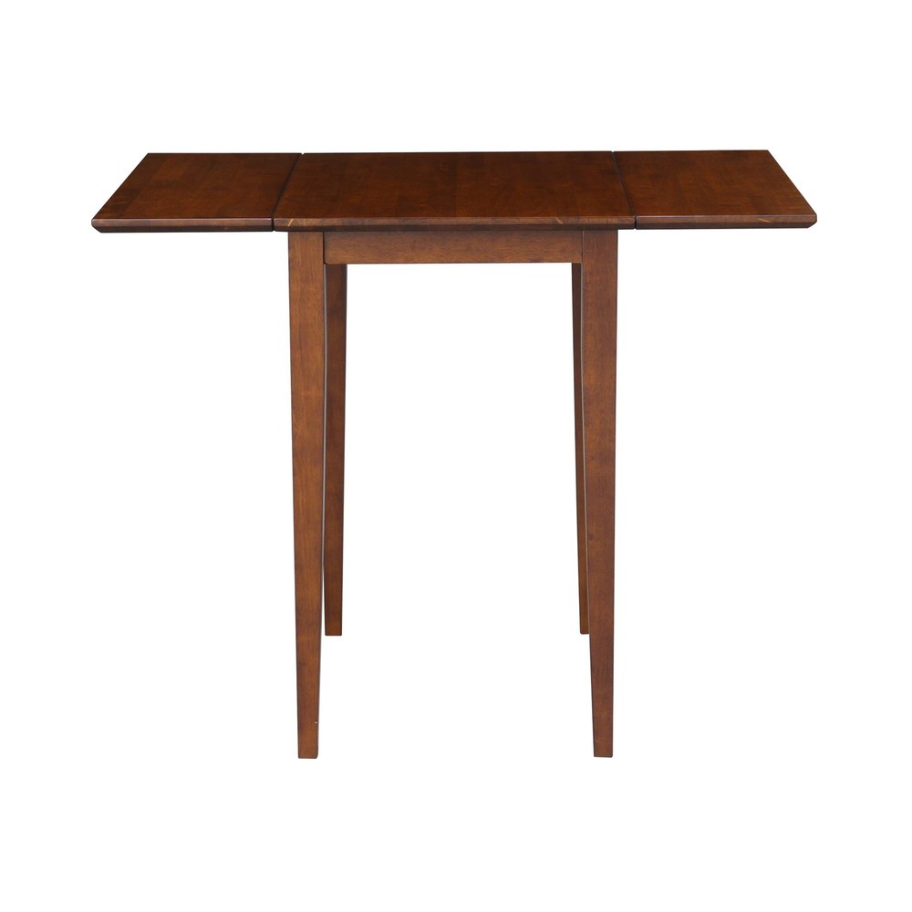 IC International Concepts Small Drop Leaf Dining Table with Dual 9" Drop Leaf