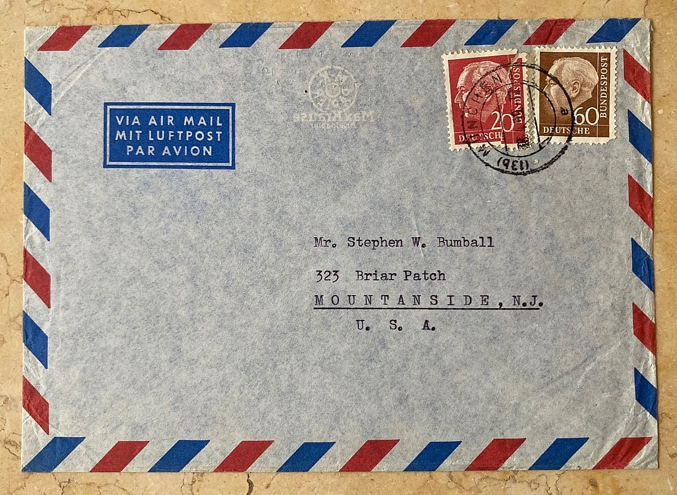 RARE! POST WWI GERMAN " FREIKORPS EPP " MEMBER POSTAL COVER