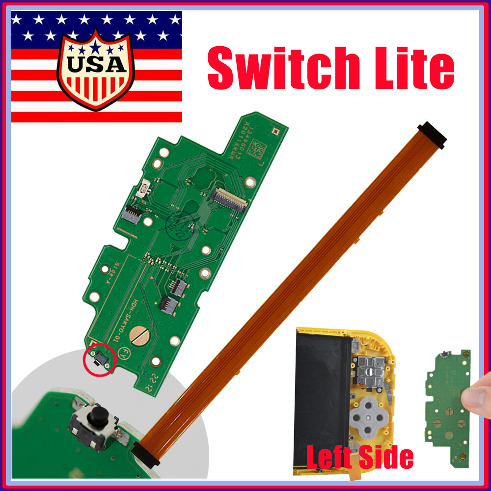 Left Side Motherboard Key Board+Flex Cable Replacement For Nintendo Switch Lite