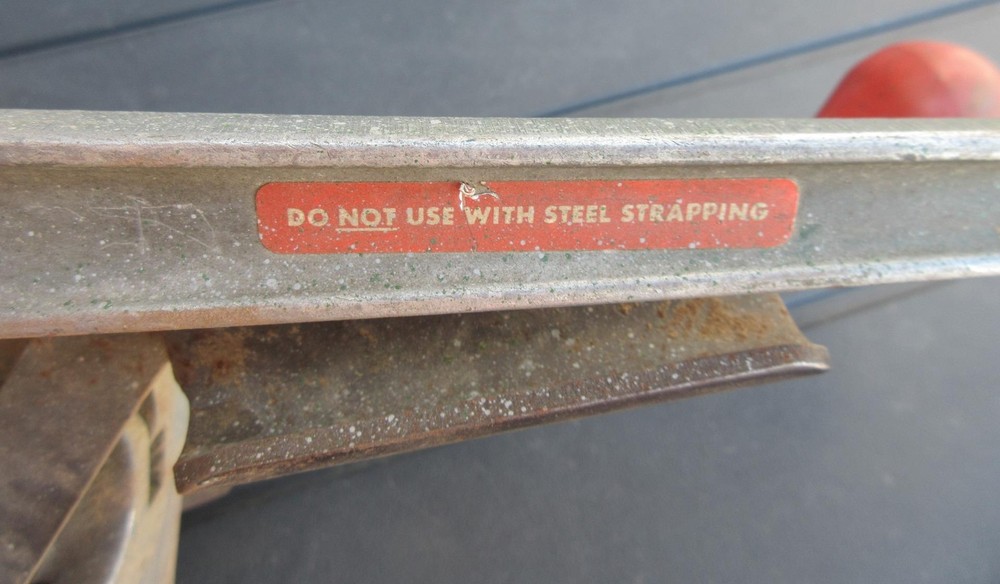 Signode AD 502-4 Combination Seal Feed Strapping Machine 1/2" plastic banding