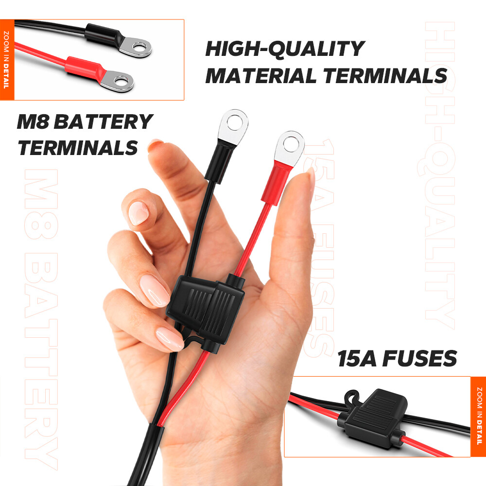 LiTime 14.6V 10Ax2 Dual Bank Smart Battery Charger for Lithium LiFePO4 Lead Acid