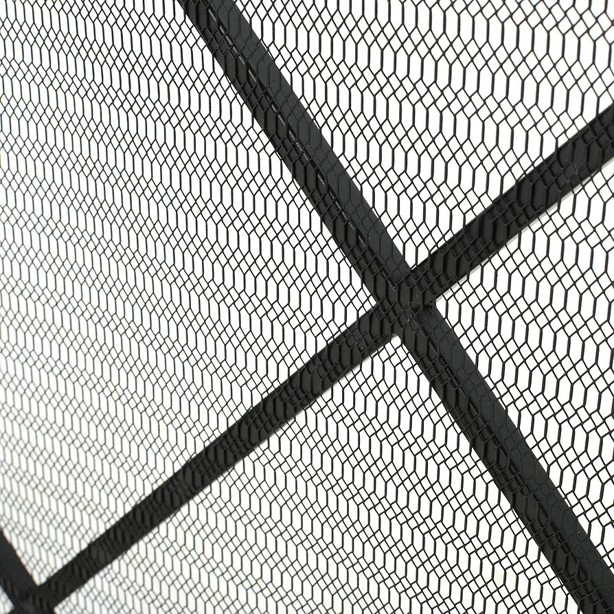 Christopher Knight Home Howell Single Panel Iron Fireplace Screen, Black