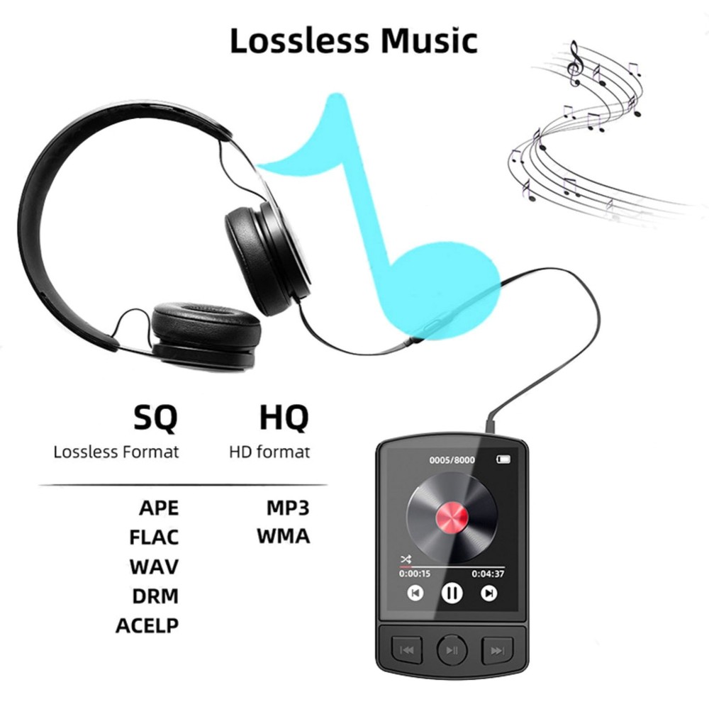 Multi-function MP3 Player Music/Video Playback Voice Recording E-book Reading