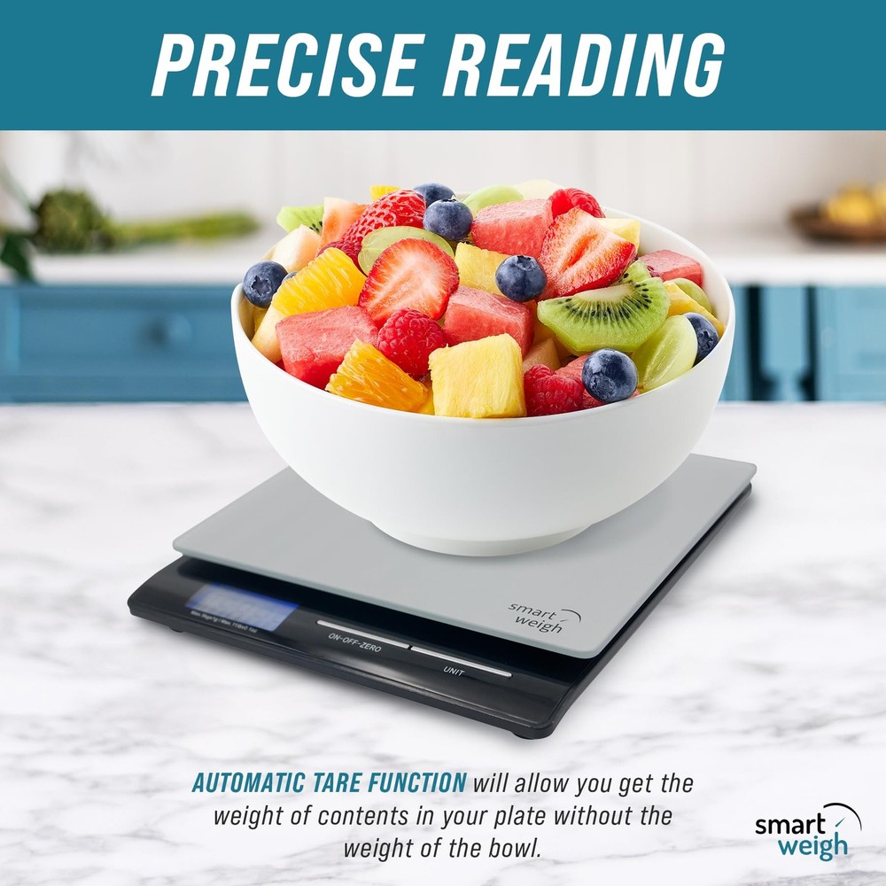 Smart Weigh Professional USPS Postal Scale with Tempered Glass Platform, Mult...