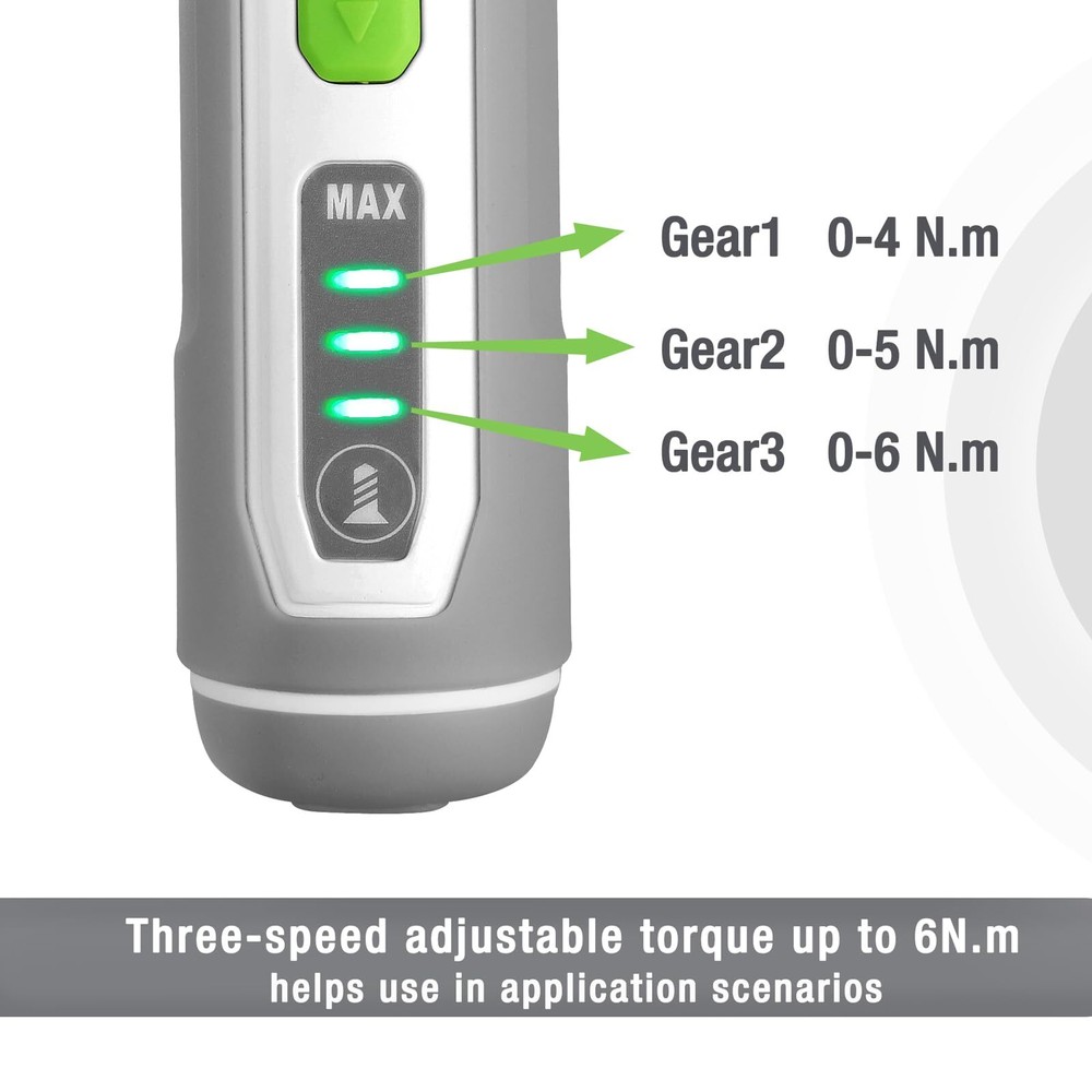 WORKPRO 4V Rechargeable Electric Screwdriver Cordless Screwdriver Set with 35Bit