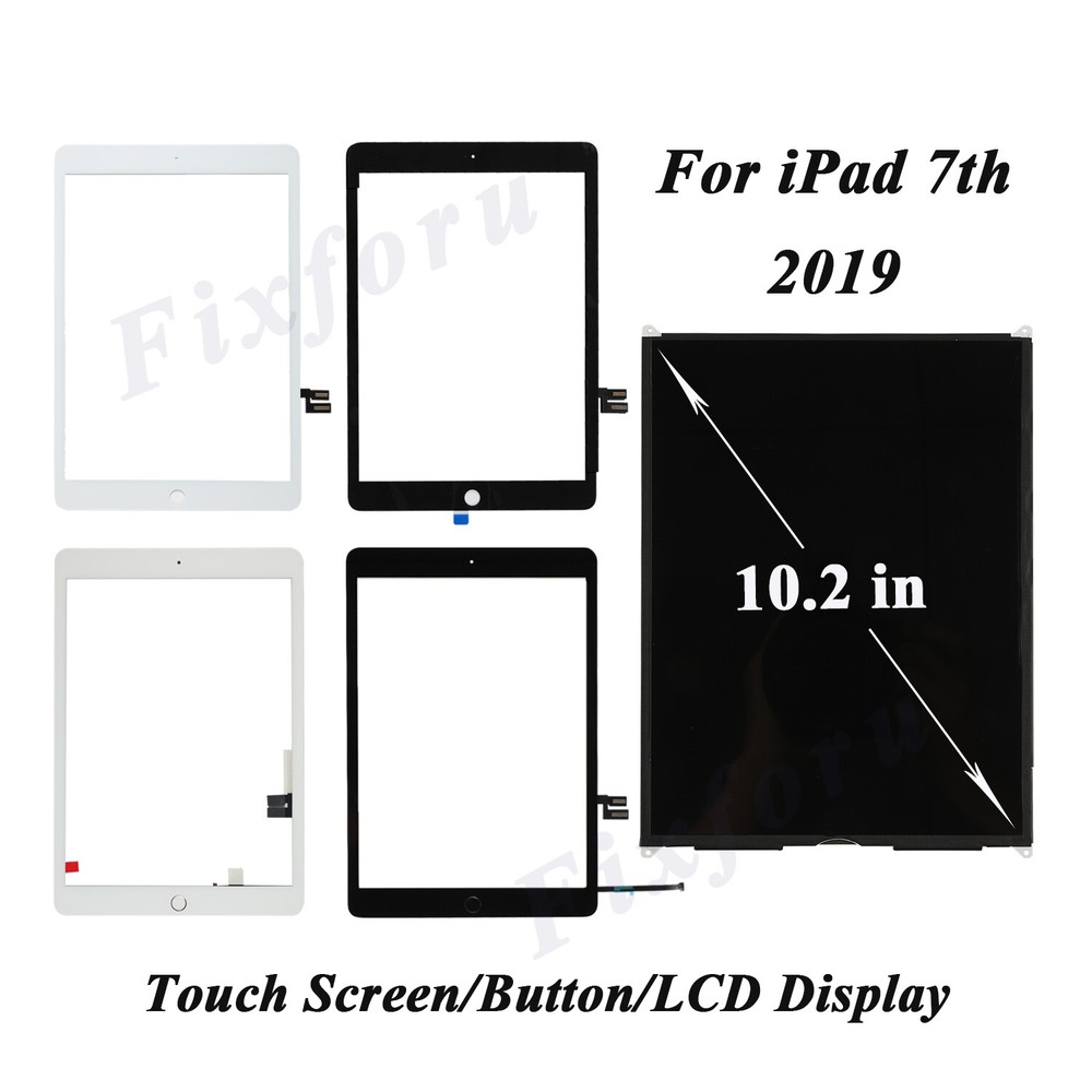 For iPad 7 2019 10.2in LCD Display Assembly Touch Screen Digitizer Replace Lot