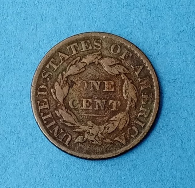 1830 Coronet Large Cent small date Matron Head