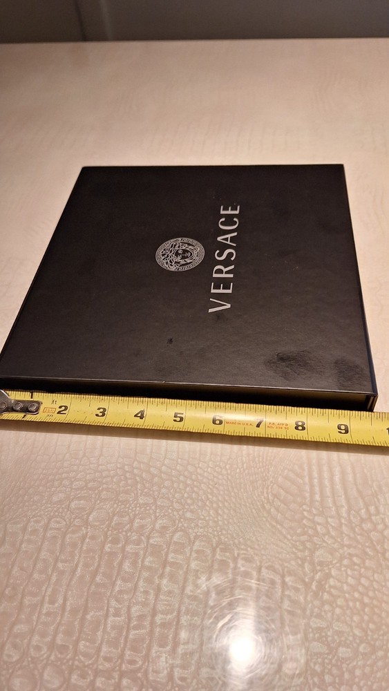 Versace Empty Box 9.5x9.5x1 Inches -preowned