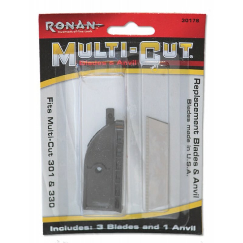 Ronan Multi-Cut 302 2.5"  Replacement Blades with Anvil