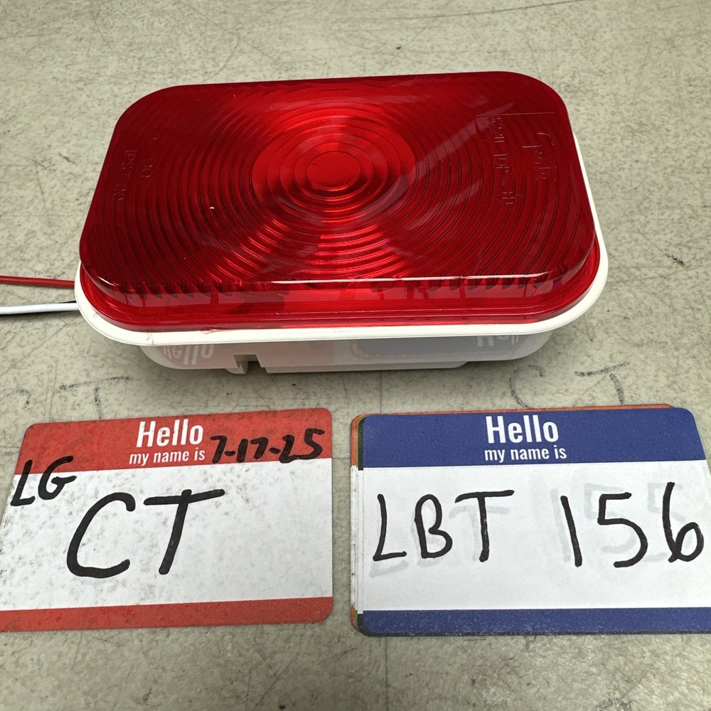 Grote 52202 Rectangular Stop Tail Turn Light Red
