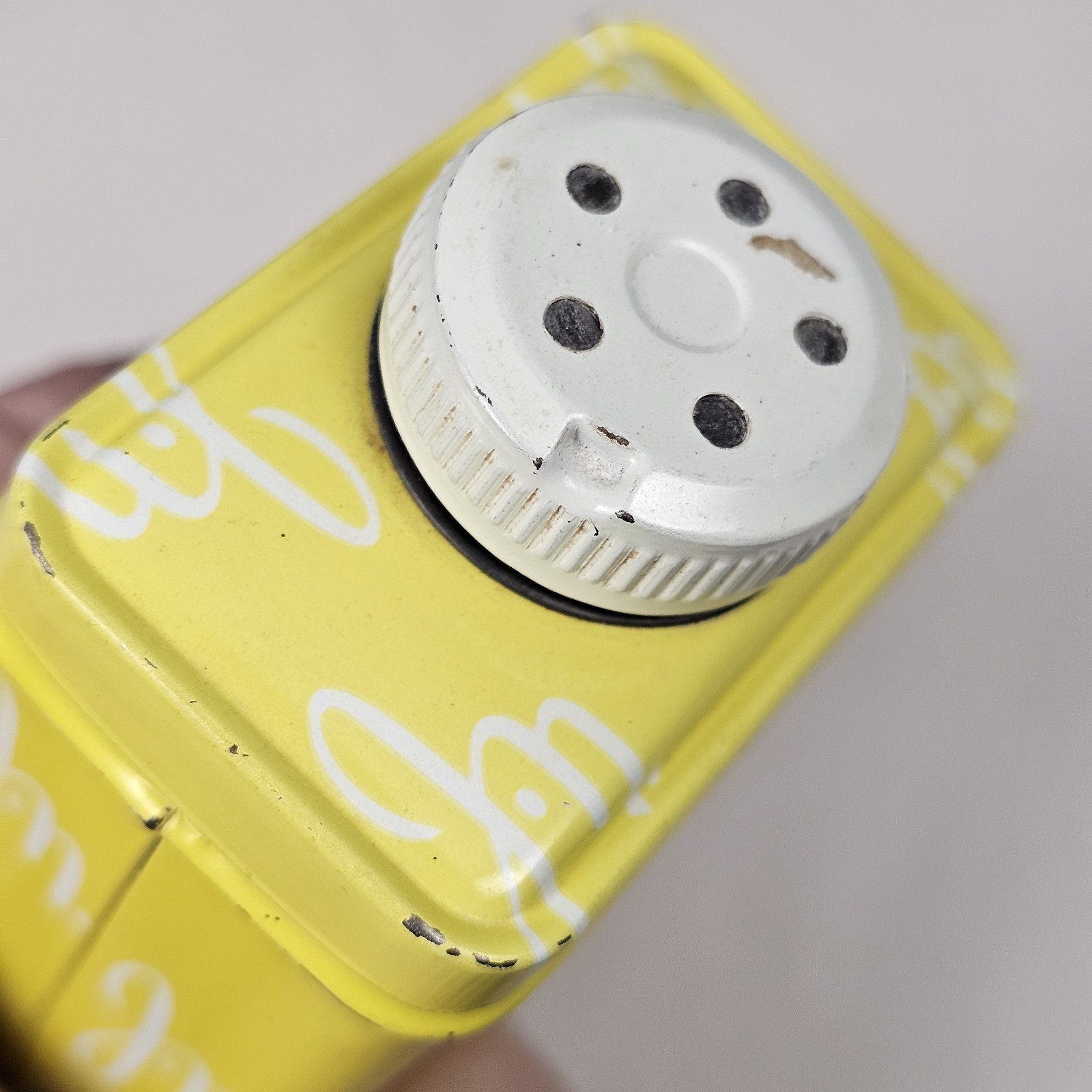 Vintage Jean Nate Talc Powder Tin 4oz USA 1950s No. 60