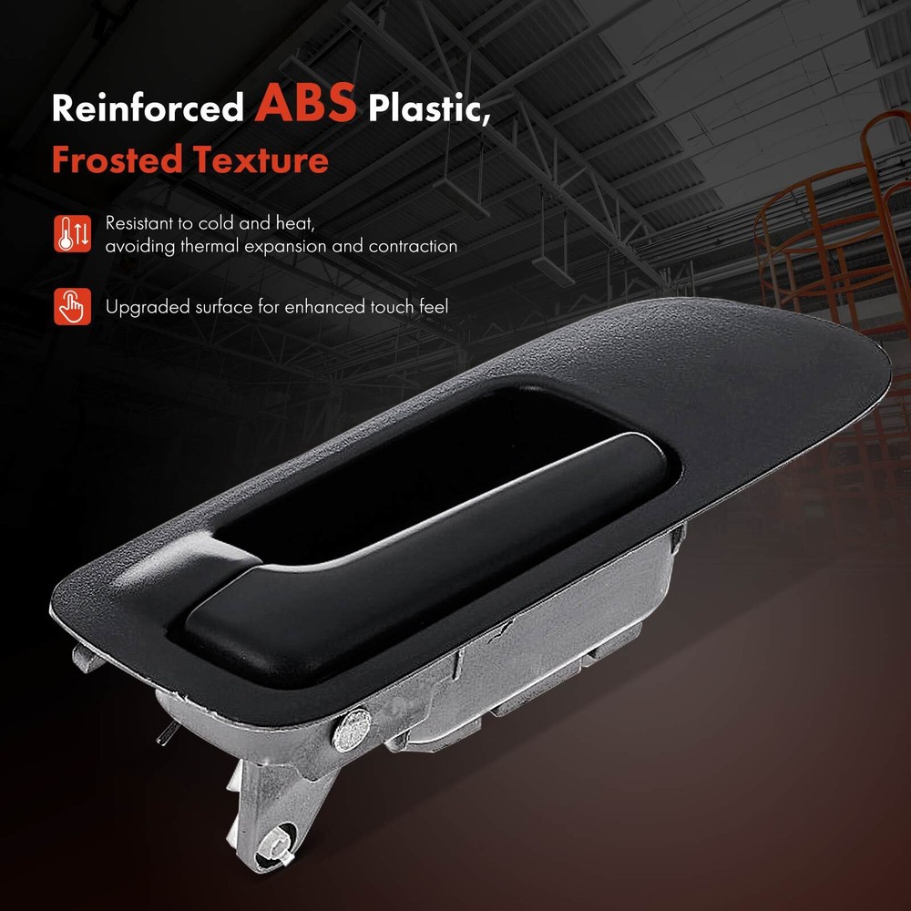 Front Left Black Interior Door Handle for Honda Civic 2001-2005 DX Value Package