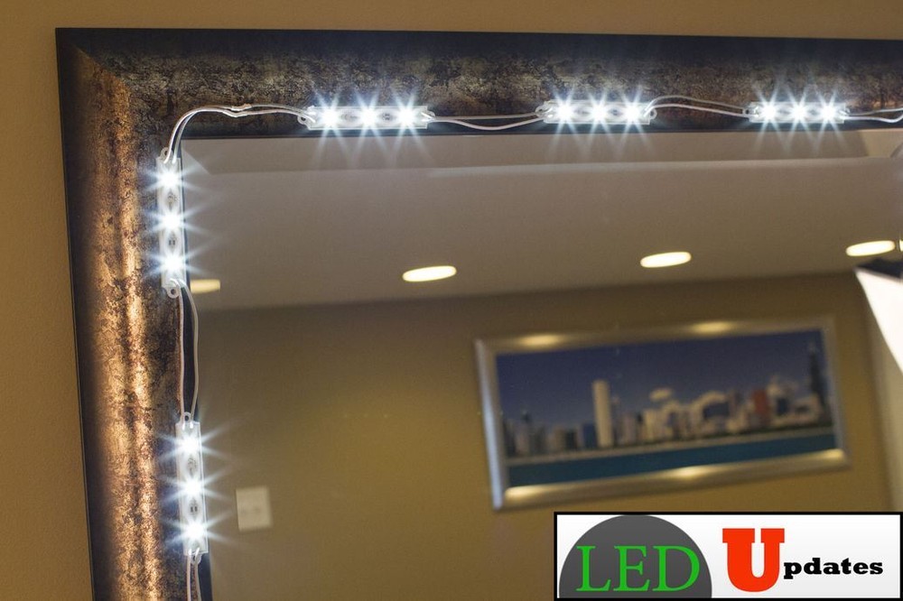 MAKEUP MIRROR LED LIGHT FOR VANITY Mirror + DIMMER & UL POWER LEDupdates 10ft