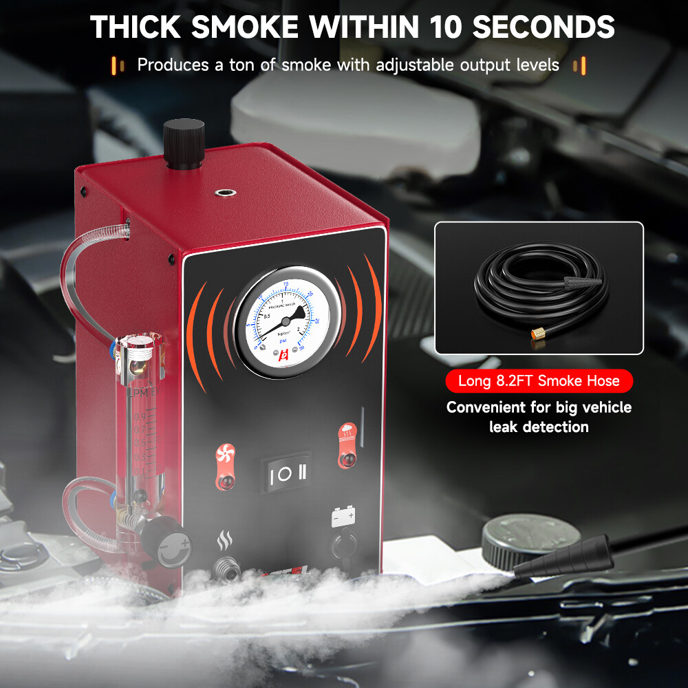 EVAP Smoke Machine Leak Detector Vacuum Tester Pipe Diagnostic Service Tools