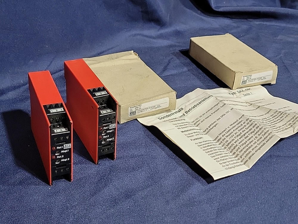 NEW ACS-CONTROL SYSTEM RELAY SRA-101 Qty 2